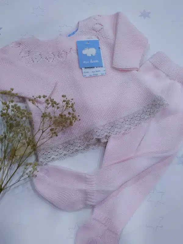 Conjuntito Bebe Recien Nacido PRIMAVERA 2020 Macilusion 7609 Rosa Oferta Baratito