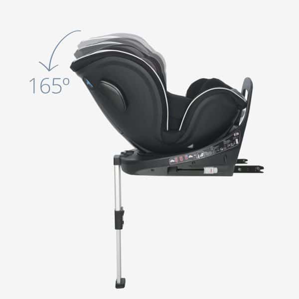 silla auto coche shom tokyo bebe niñoa viajes i-Size giratoria. hasta 150 cm pata plegable escamoteable. -black_week