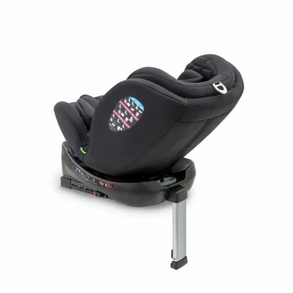 SILLA Auto Coche INTERBABY Mod SELLA se014 Negra  I SIZE De 40 a 150cm 0 A 36 KG   Giratoria 360º Evolutiva ISOFIX bebe niñoa - Imagen 4