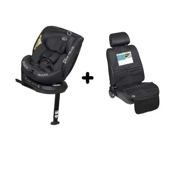 1 Regalo Funda protectora Asiento  SILLA AUTO COCHE MS DENVER I SIZE DE 40 A 150 CM GRUPOS 0 1 2 3 GIRATORIA EVOLUTIVA 1831 BEBE NIÑOA. 2024