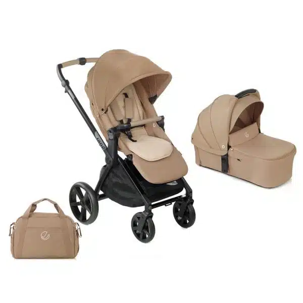 Carrito-duo-muum-Silla y Capazo-sweet JANE 2025 U85 SESAME PASEO BEBE DOS PIEZAS